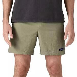 Patagonia men’s baggies long 7” inseam olive green shorts Size XL summer spring